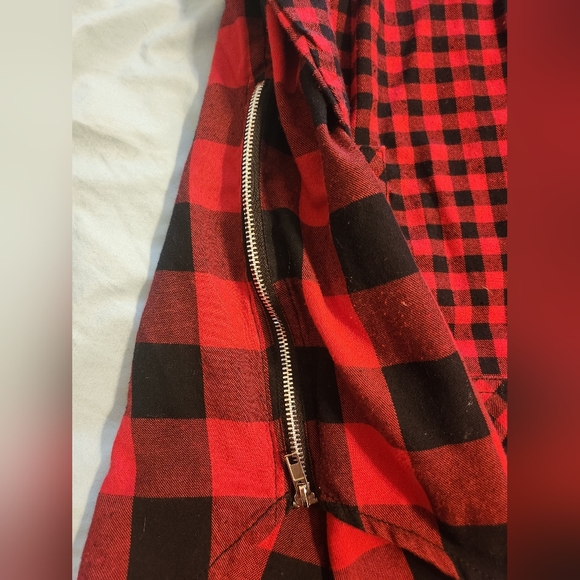 Two Pattern Flannel Tunic - Picture 2 of 4